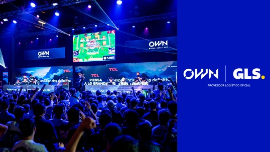 GLS Spain amplía su presencia en el universo gaming y renueva como operador logístico oficial de OWN Valencia