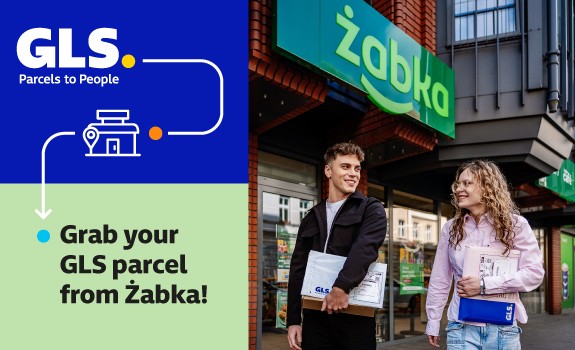 Grab your GLS parcel from Żabka!